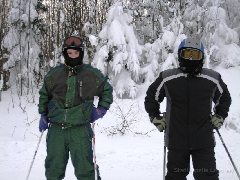 2010_01_30 Skifahren mit der Stadtkapelle (4)